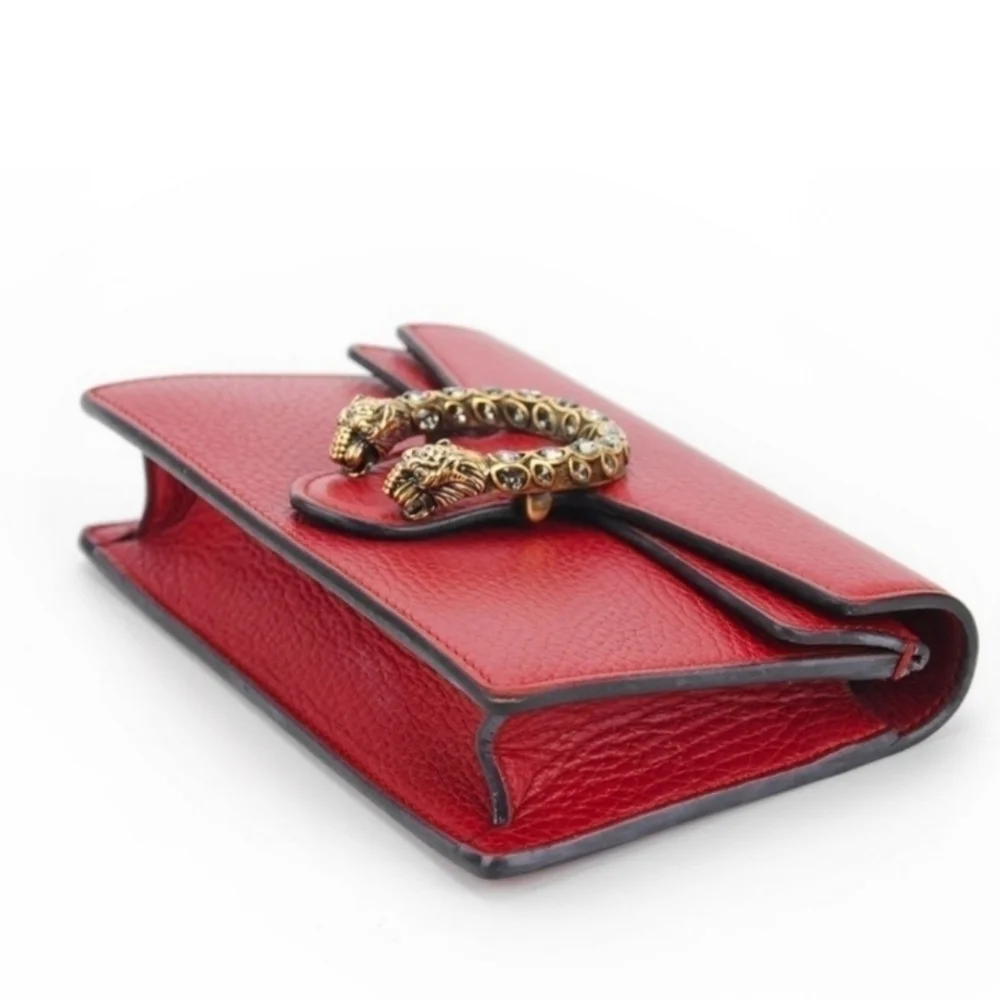 Authentic Gucci Dionysus Dark Red Super Mini Bag Shoulder - Picture 5 of 11